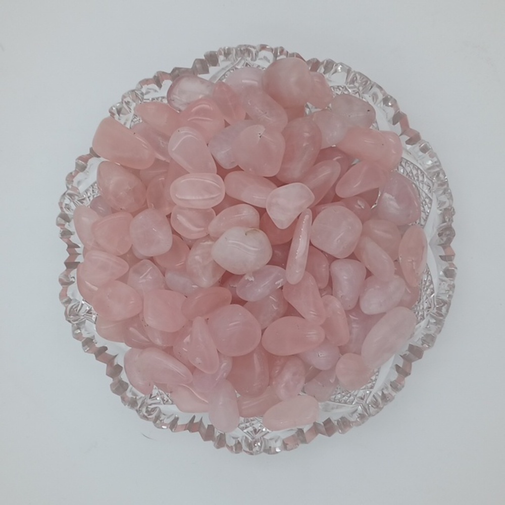 10 Piece Beautiful Natural Rose Quartz Tumbled Semiprecious Stones Healing